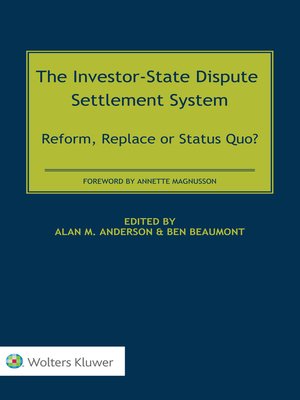 cover image of The Investor-State Dispute Settlement System